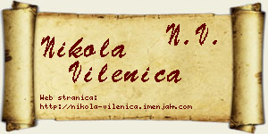 Nikola Vilenica vizit kartica